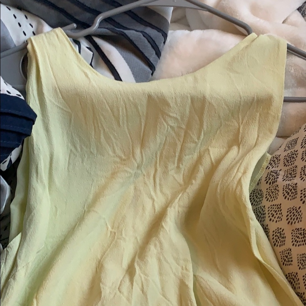 Sheer tank top